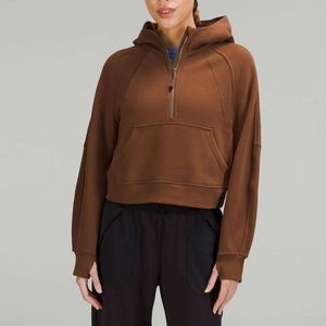 Lululemon Scuba Oversized Half Zip - Roasted Brown (hard to find)